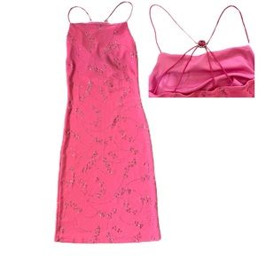 SOLD 💕Y2k style slip dress pink size small